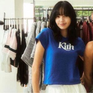 Kith - Lisa BlackPink - Royal Blue Tshirt